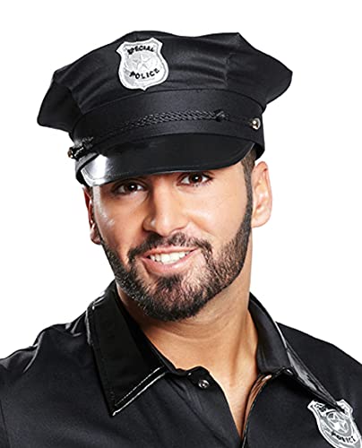 Rubie's 4465498-57 Polizeimütze schwarz Kopfumgang Gr. 57 von Rubie's