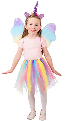 Prinzessin Paradise Einhorn Rock Set Kinderkostüm, X-Small/Small Prinzessin Paradise Einhorn Rock Set Kinderkostüm, X-Small/Small von Rubie's