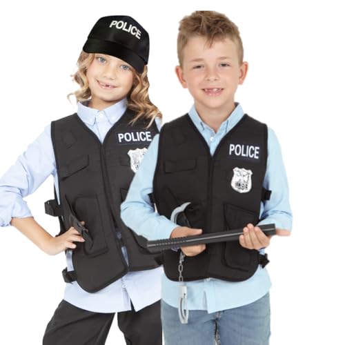RUBIE'S Kostüm Polizist für Kinder – Einheitsgröße (5-8 Jahre) von RUBIE'S