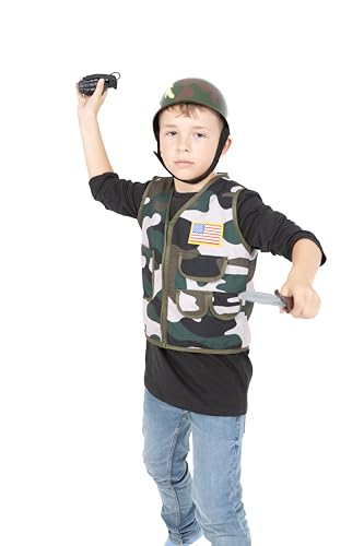 RUBIE'S Militär-Kostüm für Kinder – Einheitsgröße (5-8 Jahre) von Rubie's