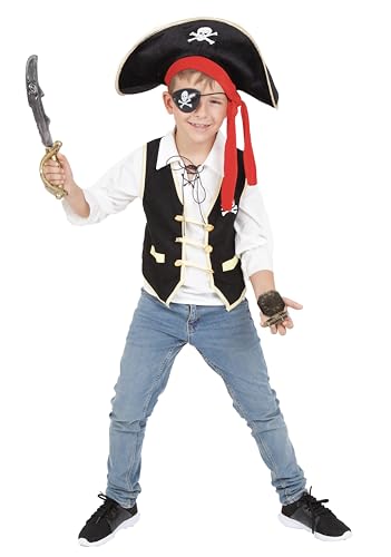 RUBIE'S Piratenkostüm für Kinder – Einheitsgröße (5-8 Jahre) von Rubie's