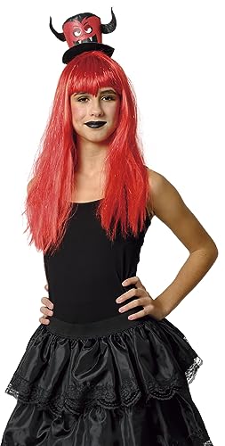 RUBIES Teufels-Stirnband mit Hut für Kinder, vervollständigen Sie Ihr Kostüm, offizielle Rubies für Halloween, Karneval, Party und Geburtstag von Rubie's