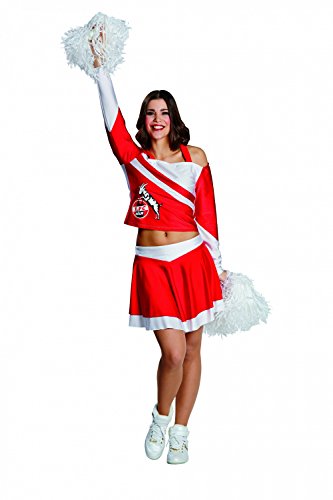 Rubie's 1.FC Köln Hennes Cheerleader Damen Kostüm Kleid Gr.38 Rubie's 1.FC Köln Hennes Cheerleader Damen Kostüm Kleid Gr.38 von Rubies
