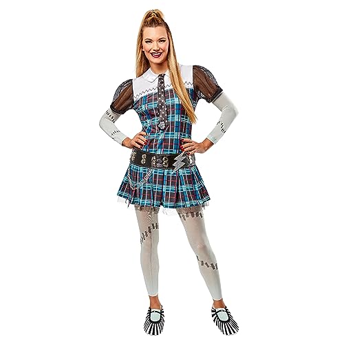 Rubie's 1000684M Frankie Stein Erwachsenenkostüm Monster High Fasching, Damen, Mehrfarbig, 42-44 von Rubie's