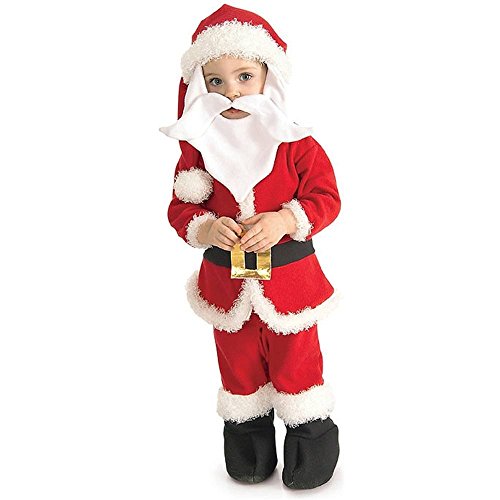 Rubie's 11545 Strampler Santa Boy, Rot, 2T-4T Rubie's 11545 Strampler Santa Boy, Rot, 2T-4T von Rubie's