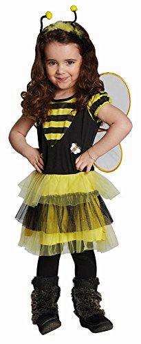 Rubie's 12911-128 Bienchen Kinderkostüm 2t-TLG. Schwarz Gelb (128) von Rubies