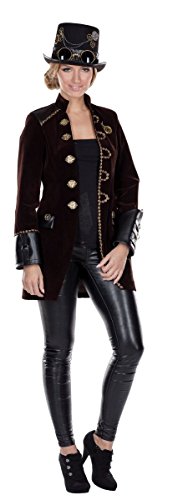 Rubie's Damen Kostüm Steampunk Mantel Karneval Gr.36 von Rubie's
