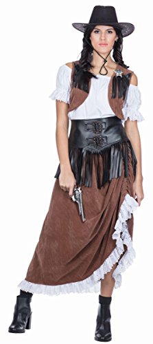 Rubie's Damen Kostüm Western Lady Cowgirl Karneval Gr.44 von Rubie's