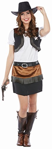 Rubie's Damen Kostüm Wild West Cowgirl Western Lady Karneval Gr.36 von Rubie's