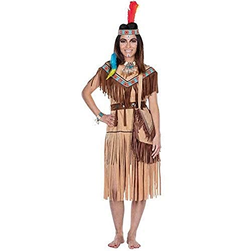 Rubie's 13255-40 Cherokee Indianerin Kostüm kurz Hellbraun Indianer Western Kleid für Damen, Multi-Colored Rubie's 13255-40 Cherokee Indianerin Kostüm kurz Hellbraun Indianer Western Kleid für Damen, Multi-Colored von Rubie's
