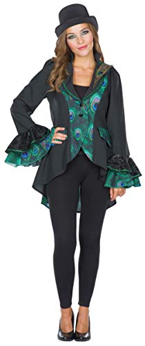 Rubie's Damen Kostüm Pfauen Jacke Karneval Fasching Gr. 36 von Rubie's