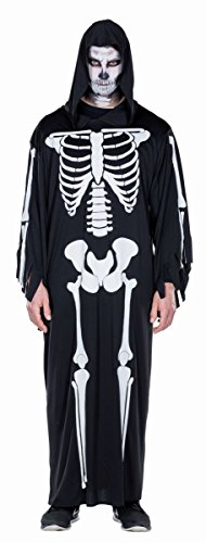 Rubie's Herren Kostüm Skelett Robe Karneval Halloween Gr.XL von Rubie's