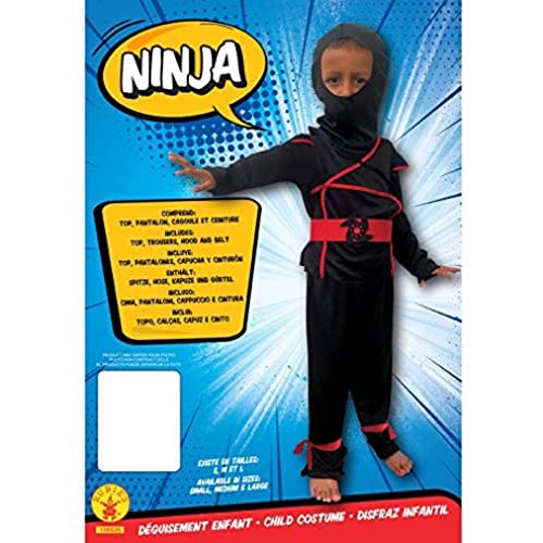 Rubies - Ninja-Einsteigerkostüm für 7-8 Jahre — 122 bis 128 cm von Rubie's