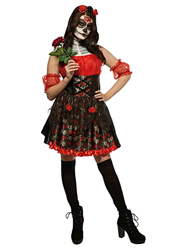 Rubie's 2820473L Red Rose Adult, Kostüm für Erwachsene, L Halloween von Rubie's