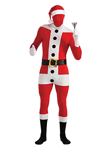 Rubie's 2nd Skin Herren Kostüm Weihnachtsmann Stretch Overall Größe L von Rubie's