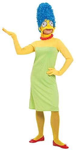Rubie's 3 880654 S - Marge Simpson Erwachsene Deluxe Kostüm, Größe S, grün/gelb von Rubies