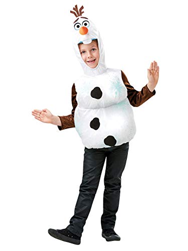 Rubie's Official Disney Frozen 2 Olaf-Kostümoberteil für Kinder, Größe M, Alter 5 - 6 Jahre von Rubie's
