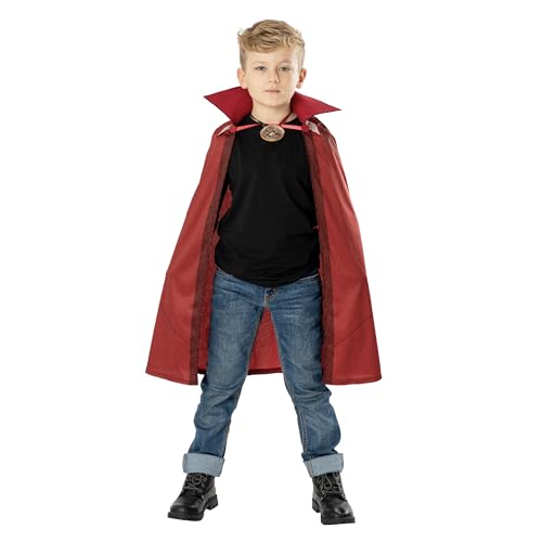 Rubies Offizielles Marvel Dr Strange in the Multiverse of Madness Dr. Strange Cape and Medallion Child Costume, Kids Fancy Dress, Age 5-8 years Halloween Rubies Offizielles Marvel Dr Strange in the Multiverse of Madness Dr. Strange Cape and Medallion Child Costume, Kids Fancy Dress, Age 5-8 years Halloween von Rubie's