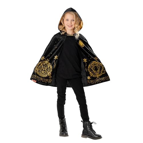 Rubies Offizielles Harry Potter Gold Zauberwelt Kinderumhang, Kinderkostüm, Alter 7–10 Jahre, Halloween, Halloween von Rubie's