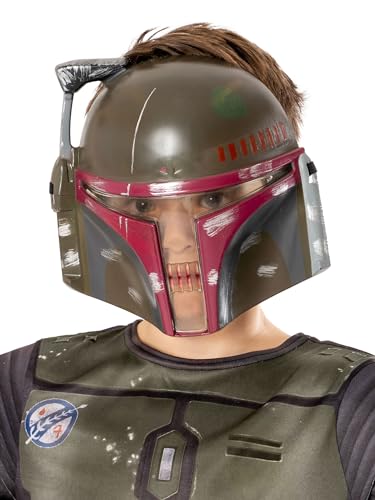 Rubie's 301357NS Book of Boba Fett Kindermaske, Jungen, wie abgebildet, Einheitsgröße Halloween von Rubie's