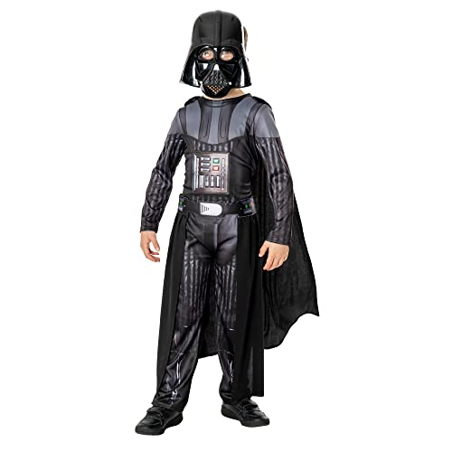 Rubie's 3014803-4 Darth Vader Kenobi Deluxe Kinderkostüm, Jungen, wie abgebildet, S von Rubie's