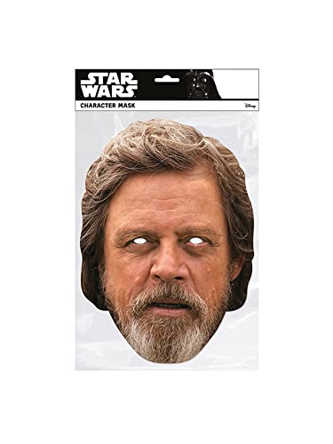 Rubie's Luke Skywalker-Pappmaske Star Wars-Lizenzmaske hautfarben-braun Einheitsgröße von Rubie's