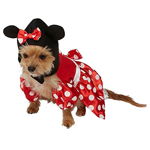 Rubie's 3580207 - Minnie Mouse Hundekostüm, schwarz/rot Rubie's 3580207 - Minnie Mouse Hundekostüm, schwarz/rot von Rubie's