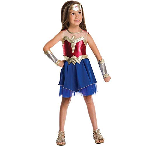 Rubie's 3620428 - Wonder Woman Child, Rollenspiel, blau von Rubie's