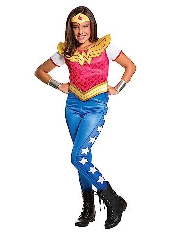 Rubie's 3620743 - DC Super Hero Girls Wonder Woman Kinderkostüm, L Halloween von Rubie's