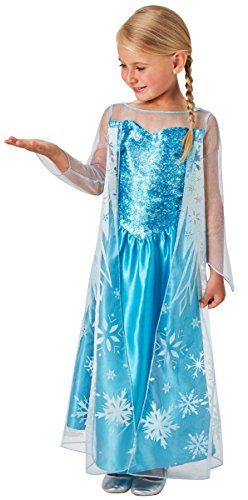 Rubie's 3620976 - Elsa Frozen Classic - Larger Size, Action Dress Ups und Zubehör, 9-10 von Rubie's