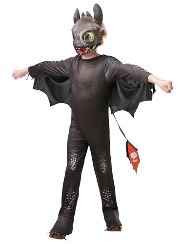 Rubie's 3641470 How To Train Your Dragon Kostüm, Unisex-Kinder, schwarz, M von Rubie's