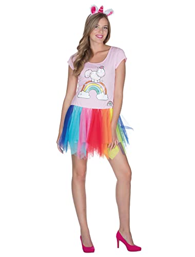 Rubie's 380437-M Theodor Kleid Classic Größe M Damen Regenbogen Tutu Einhorn Karneval Unicorn Rainbow, Multi-Colored Rubie's 380437-M Theodor Kleid Classic Größe M Damen Regenbogen Tutu Einhorn Karneval Unicorn Rainbow, Multi-Colored von Rubie's