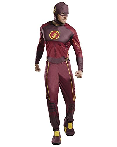 Rubie's 3810395 - The Flash Classic - Adult, Action Dress Ups und Zubehör, XL Halloween von Rubie's
