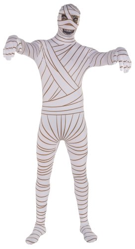 Rubie's 3880728-2nd Skin Mummy Adult, M, weiß Halloween von Rubie's