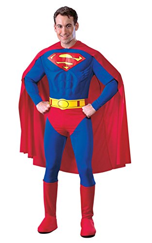 Rubie's 3888016 - Superman Muscle Chest Adult, S, blau/rot von Rubie's