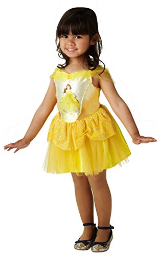 Rubie's 640177S Princess Offizielles Disney Prinzessin Belle Ballerina-Kostüm für Kinder, Cartoon, gelb, S von Rubie's