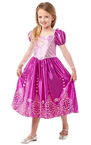 Rubie's 640722L Offizielles Disney-Prinzessinnenkostüm Rapunzel, mit Edelsteinmotiv, Mädchen, Größe L, 7-8 Jahre, Körpergröße 128 cm Rubie's 640722L Offizielles Disney-Prinzessinnenkostüm Rapunzel, mit Edelsteinmotiv, Mädchen, Größe L, 7-8 Jahre, Körpergröße 128 cm von Rubie's