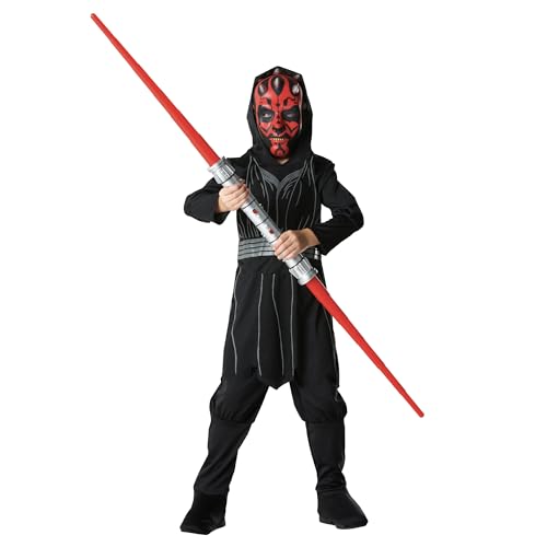 Rubie's Official 881216S Disney Star Wars Darth Maul-Kostüm für Kinder, Größe Alter 9-10 Jahre Halloween Rubie's Official 881216S Disney Star Wars Darth Maul-Kostüm für Kinder, Größe Alter 9-10 Jahre Halloween von Rubie's