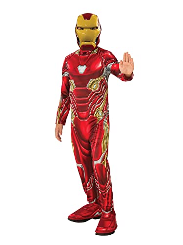 Rubie's Offizielles Kostüm Iron Man, Avengers Endgame, klassisch, Kindergröße L, 8-10 Jahre, Körpergröße 147 cm von Rubie's