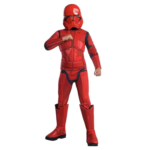Rubie's 701277_L Offizielles Disney Star Wars Ep 9, Red Stormtrooper, Deluxe-Kostüm, Kindergröße L, Alter 8–10 Jahre Halloween Rubie's 701277_L Offizielles Disney Star Wars Ep 9, Red Stormtrooper, Deluxe-Kostüm, Kindergröße L, Alter 8–10 Jahre Halloween von Rubie's