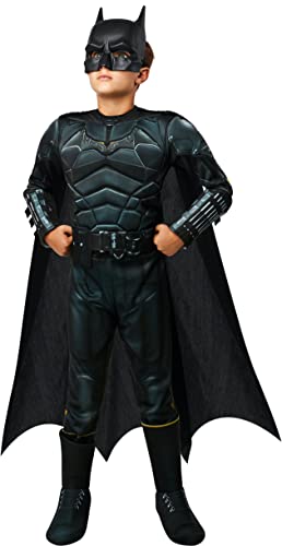 Rubie's 702987L Dc - The Batman Deluxe Kostüm für Jungen Movie Kinder, wie abgebildet, Größe L Halloween Rubie's 702987L Dc - The Batman Deluxe Kostüm für Jungen Movie Kinder, wie abgebildet, Größe L Halloween von Rubie's