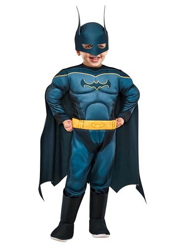 Rubie's DC League of Super-Pets Batman Kleinkind Kostüm Kind Jungen Blau 7030072T von Rubie's