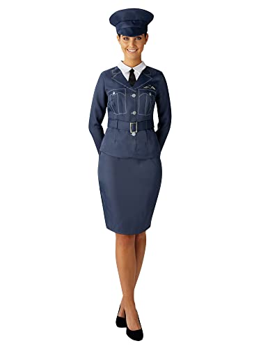 Rubies 810985L Offizielles WRAF Girl Airforce Kostüm, Damen, groß, Halloween, Halloween Rubies 810985L Offizielles WRAF Girl Airforce Kostüm, Damen, groß, Halloween, Halloween von Rubie's