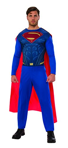 Rubies 820962-XL Superman Erwachsenenkostüm, Herren, blau, XL von Rubies