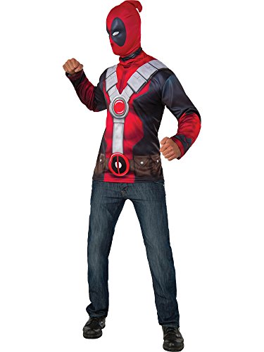 Rubie's 889841L Offizielles Kostüm Deadpool, Marvel, Buchtag, Superhelden-Outfit, für Erwachsene von Rubie's