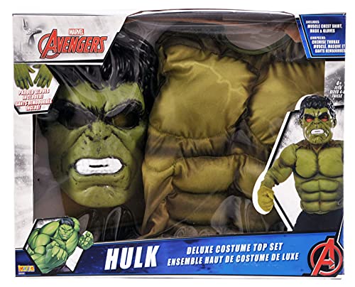Rubies Avengers Spain 34101 Hulk-Kostüm, Brust, Maske und Handschuhe, Größe M von Rubies