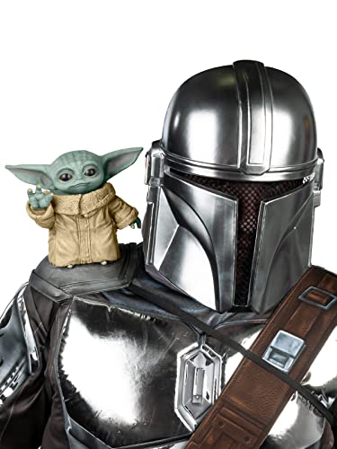 Rubie's offizielles Baby Yoda Doll Schulter zubehör Star Wars, Männer, Frauen, Jungen Mädchen, Mehrfarbig, Einheitsgröße, Welttag des Buches von Rubie's