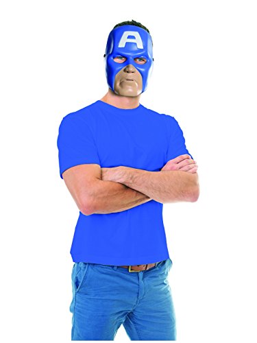 Rubie's Ben Cooper Captain America Maske, Erwachsenenkostüm, mehrfarbig, Einheitsgröße von Rubie's