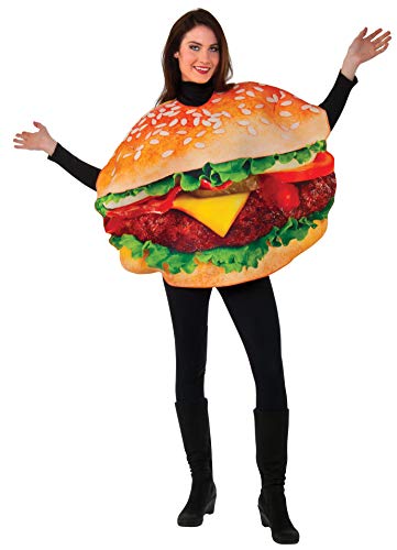 Rubies 810811 Burger Food Erwachsenenkostüm, Cartoon, Multi, Standard Rubies 810811 Burger Food Erwachsenenkostüm, Cartoon, Multi, Standard von Rubie's