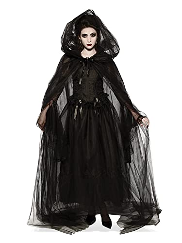 Rubie's Costume Co. Damen Umhang mit Kapuze, Schwarz, schwarz, Einheitsgröße Rubie's Costume Co. Damen Umhang mit Kapuze, Schwarz, schwarz, Einheitsgröße von Rubie's